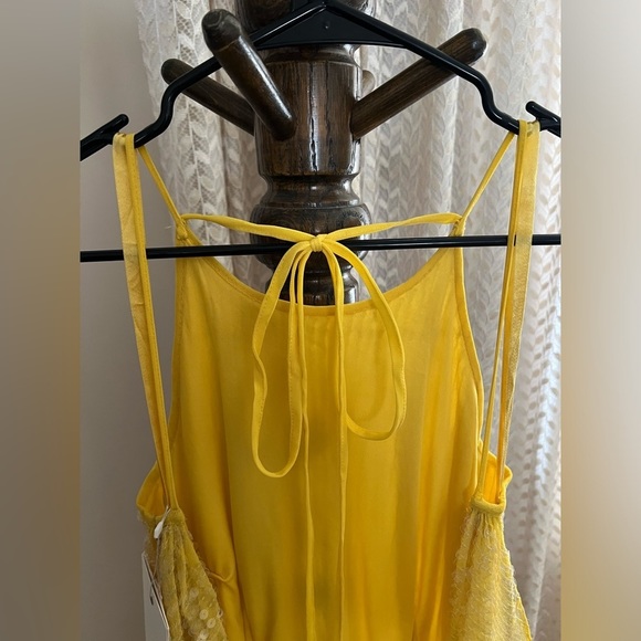 Mac Duggal Prom Long Formal Evening Gown Yellow Sunshine 93718 Size 8 - Picture 12 of 12